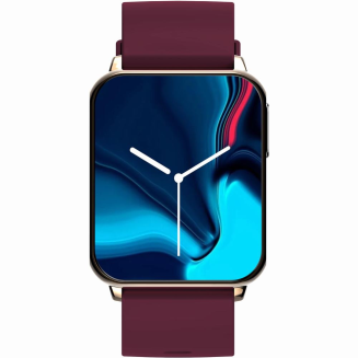 Smartwatch Gravity Różowe Złoto Bordowy 2 Paski GT17-6 - 7