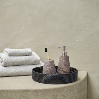 Taca ratanowa Aquanova Cino Black ø 30x6 cm - 3