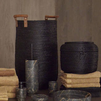  Aquanova Porto Black bathroom mug - 6