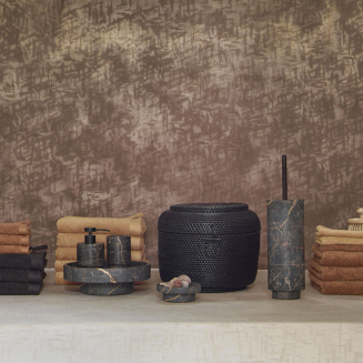  Aquanova Porto Black bathroom mug - 5