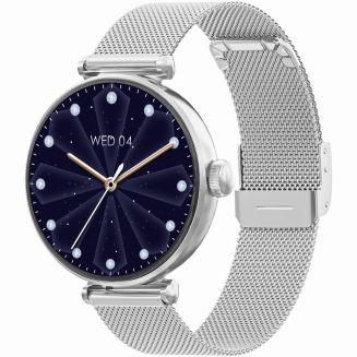 Smartwatch Gravity Srebrno Biały 2 Paski GT26-8 - 3