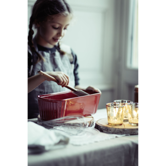 Podłużne naczynie do pieczenia Emile Henry 31 x 13 cm czerwone - 4