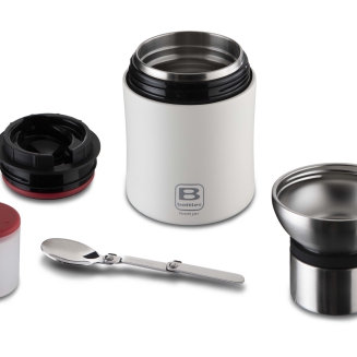 Pojemnik na lunch Casa Bugatti B BOTTLES White Matt 500 ml - 2