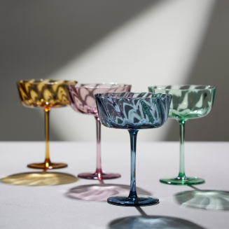 Kieliszki do szampana Lyngby Glas Vienna Amber - 4 szt. - 2