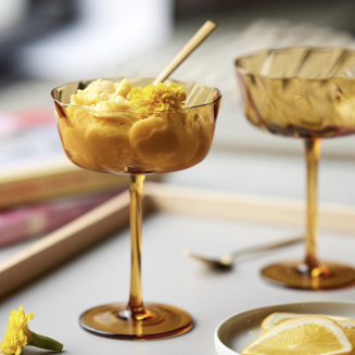 Kieliszki do szampana Lyngby Glas Vienna Amber - 4 szt. - 6