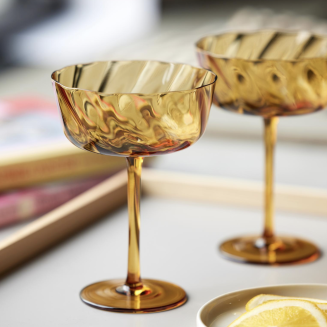 Kieliszki do szampana Lyngby Glas Vienna Amber - 4 szt. - 7