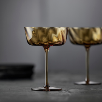 Kieliszki do szampana Lyngby Glas Vienna Amber - 4 szt. - 3