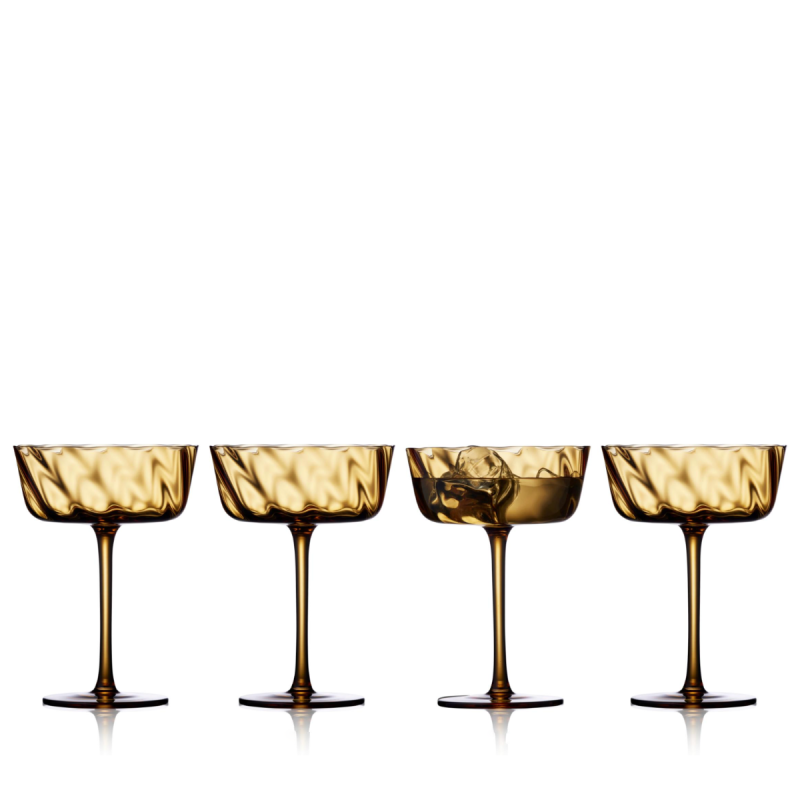 Kieliszki do szampana Lyngby Glas Vienna Amber - 4 szt.