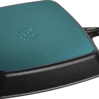 Żeliwna patelnia grillowa Staub 26 cm black - 3