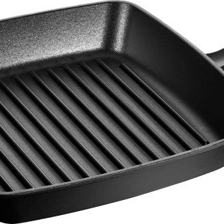 Żeliwna patelnia grillowa Staub 26 cm black - 2