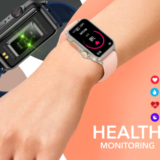 Smartwatch Damski RUBICON RNCF06 Black/Dark Blue SMARUB220 - 10