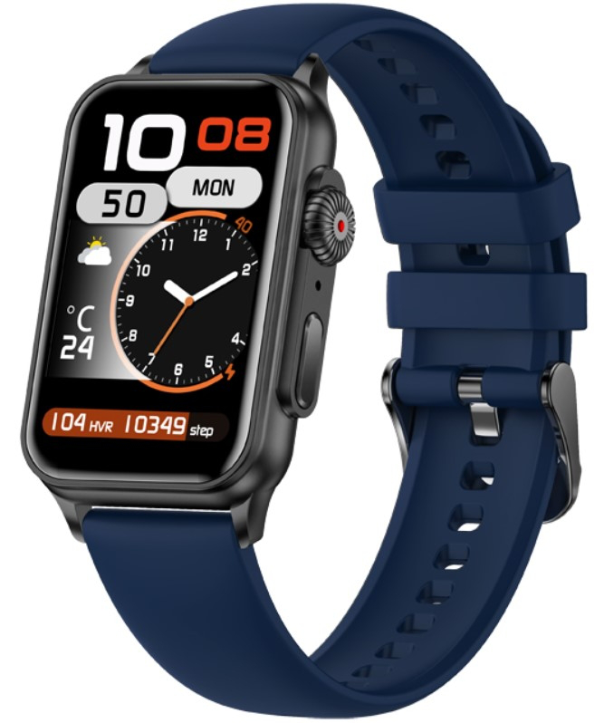 Smartwatch Damski RUBICON RNCF06 Black/Dark Blue SMARUB220