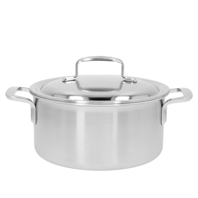 Garnek niski z pokrywką Demeyere 5 Plus 3 l