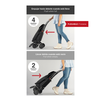 Wózek zakupowy Rolser I-Max MF 4L Burdeos - 8