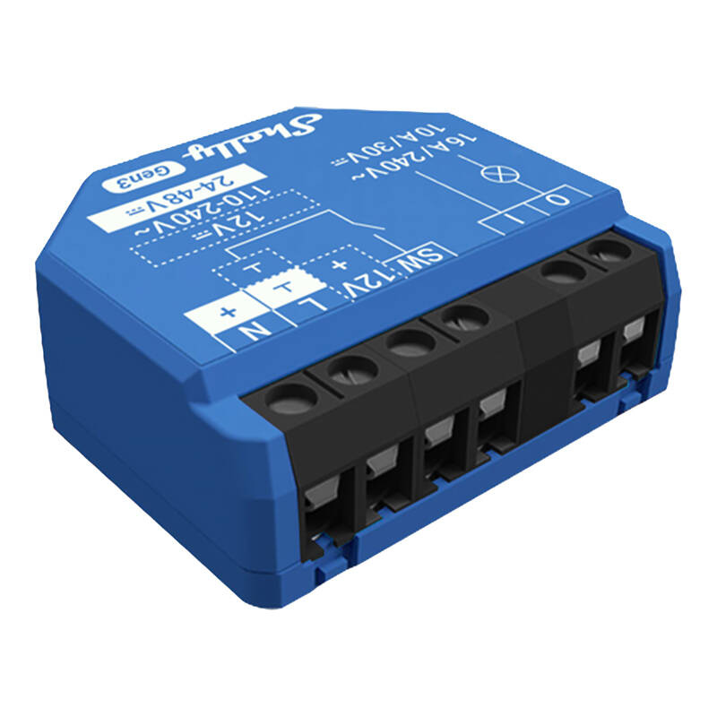  SHELLY 1 Gen3 Wi-Fi/Bluetooth Controller