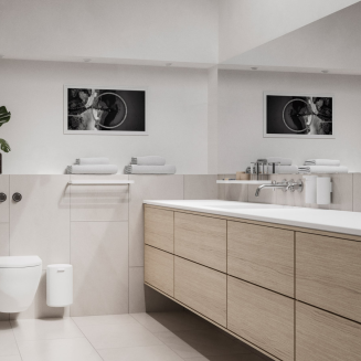 Kubek na szczoteczki ścienny Zone Denmark Rim White - 3