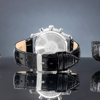 Zegarek Męski Giewont Chronograph Sapphire Srebrny GW6260-A1 - 7