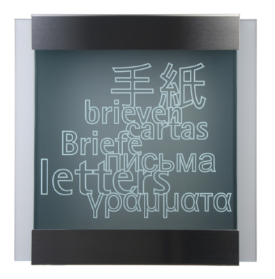  Keilbach Glasnost Letters letterbox