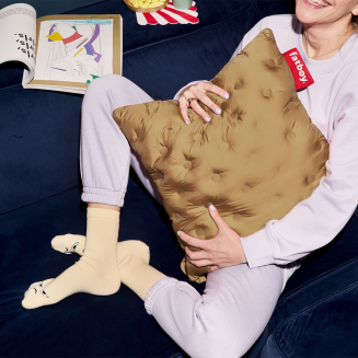 Poduszka podgrzewająca Fatboy Hotspot Quadro toffee - 6