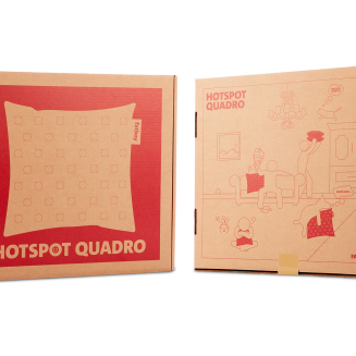 Poduszka podgrzewająca Fatboy Hotspot Quadro toffee - 7