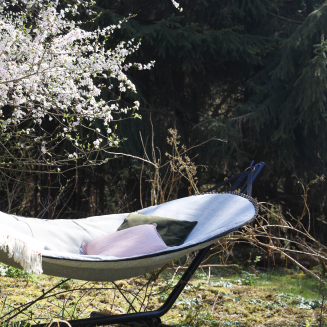 Hamak ze stojakiem SACKit Cobana Hammock Alu Sand Melange - 3