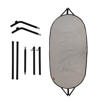 Hamak ze stojakiem SACKit Cobana Hammock Alu Sand Melange - 8