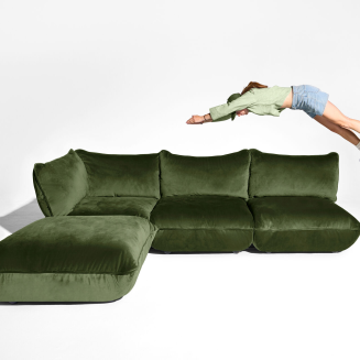 Sofa narożna Fatboy Sumo Corner Sofa Velvet Almond - 10