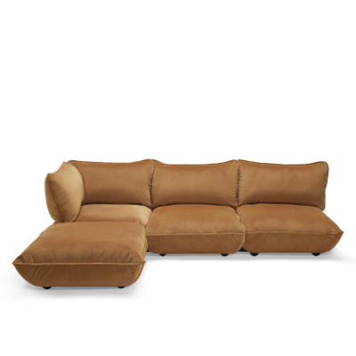 Sofa narożna Fatboy Sumo Corner Sofa Velvet Almond