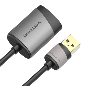 Zewnętrzna karta dźwiękowa USB Vention CDKHB TRS 3.5mm 0,15m (szara) - 4