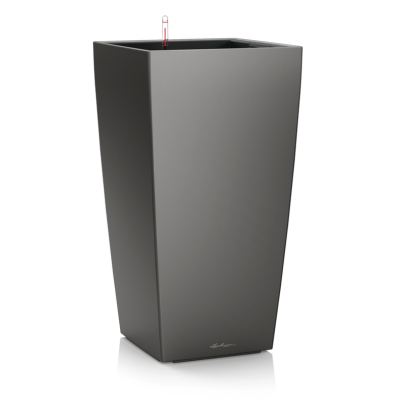 Donica Lechuza Cubico Premium 22 | 30 | 40 | 50 antracyt metallic