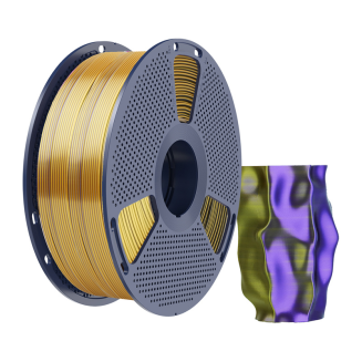  Filament SUNLU PLA+ Silk Tri-Color 1.75mm 1kg (black-gold-purple) - 2