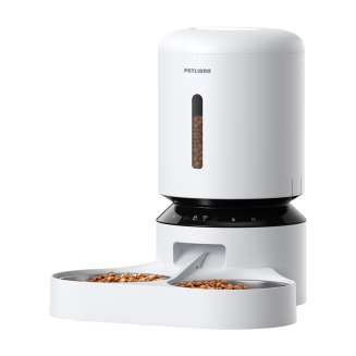Dozownik karmy PETLIBRO Granary 5L WiFi podwójna miska (biały) - 3