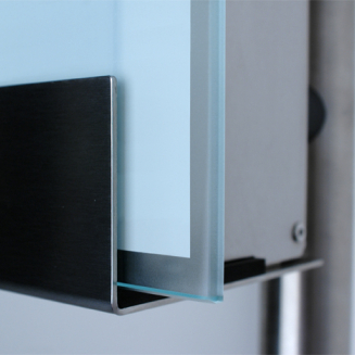  Keilbach Glasnost Glass White letterbox - 2