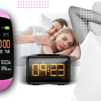 Smartwatch GIEWONT Czarno Różowy 2 Paski GW200-4 - 7