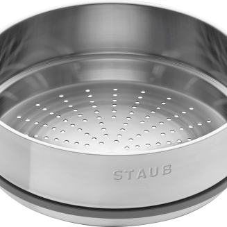 Garnek żeliwny okrągły z wkładem Staub - 3.8 ltr, Grafitowy - 2