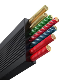 Kabel BASEUS Free2Draw USB-A-USB-C/Lightning/micro 1.1m (czarny) - 5