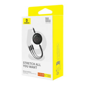 Kabel BASEUS Free2Draw USB-A-USB-C/Lightning/micro 1.1m (czarny) - 6