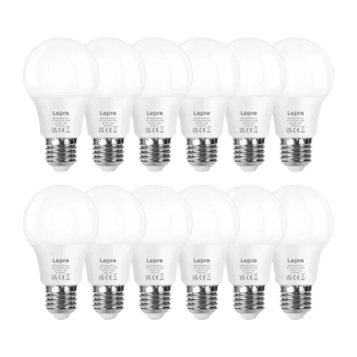Żarówka LED LEPRO 100089-WW-EU-12 E27 A60 8,5W (60W) 806lm 2700K ciepła 180° 12 szt.