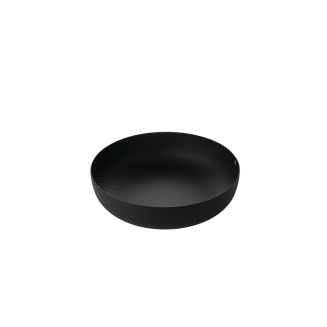 Misa na owoce i przekąski Alessi Texture czarna 24 cm - 2