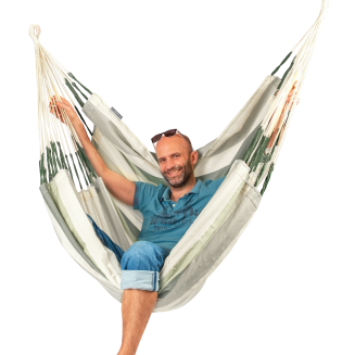 Siedzenie wiszące La Siesta Cumbia Outdoor Cedar Kingsize - 2