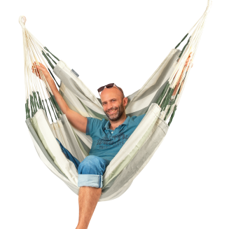 Siedzenie wiszące La Siesta Cumbia Outdoor Cedar Kingsize - 2