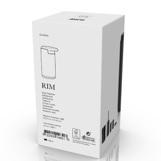 Dozownik do mydła Zone Denmark Rim Black - 3