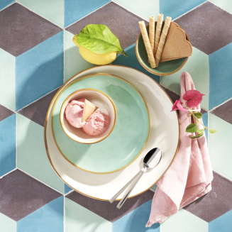 Rose&Tulipani | Zestaw 4 talerzy obiadowych Concerto Avorio - Kość słoniowa, 27 cm - 10