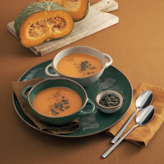 Rose&Tulipani | Zestaw 4 talerzy obiadowych Concerto Avorio - Kość słoniowa, 27 cm - 8