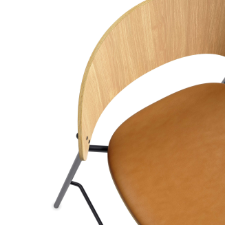 Hoker Eva Solo Dosina oiled oak & cognac leather 65 cm - 3