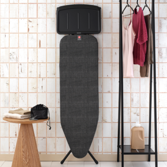 Deska do prasowania Brabantia B 124x38 cm z podstawką na generator pary Denim Black - 7