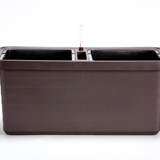 PLASTIA BERBERIS DUO Donica samonawadniająca 78x39 cm brązowy - 3