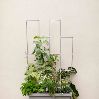 Donica samo-nawadniająca Urbalive Berberis Duo brązowy 78x39 cm - 4