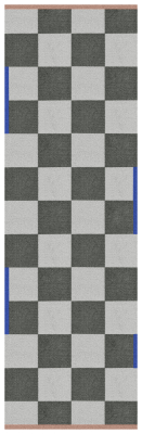 Chodnik Mette Ditmer SQUARE All-Round Dark Olive 77×240 cm