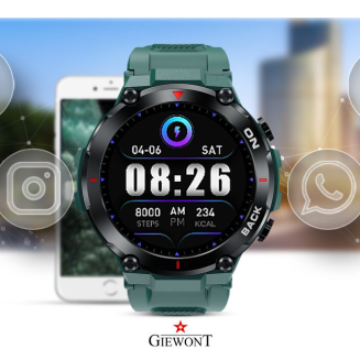 Smartwatch GIEWONT Pionier GPS GW460-2 - Sea Green - 7